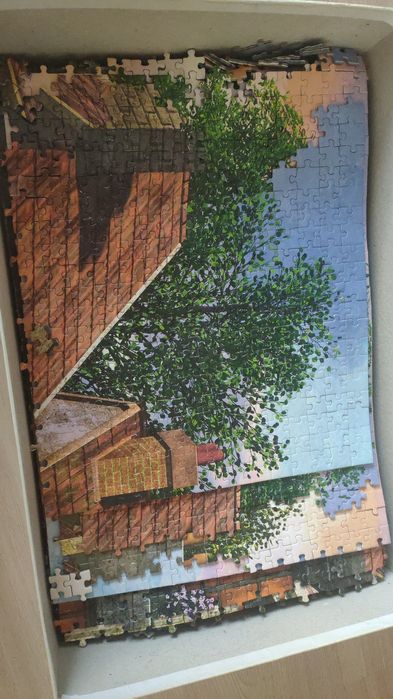 Puzzle 6000 elementów - uliczka Paryża.