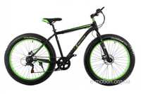 Велосипед E-MOTION FATBIKE GT 26" / рама 19" черно-зеленый
