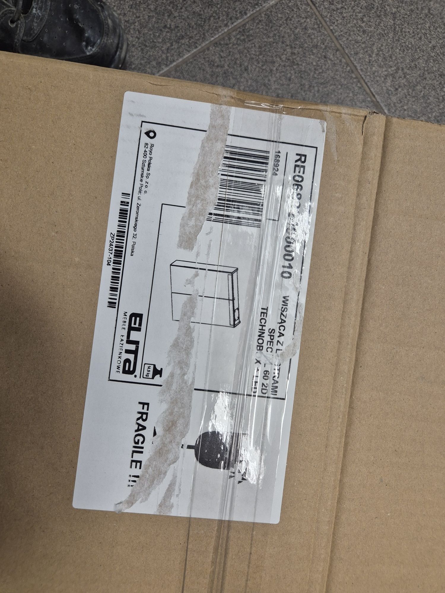 Szafka wisząca z lustrem i panelem LED 60cm Elita Special 60 2d 168924