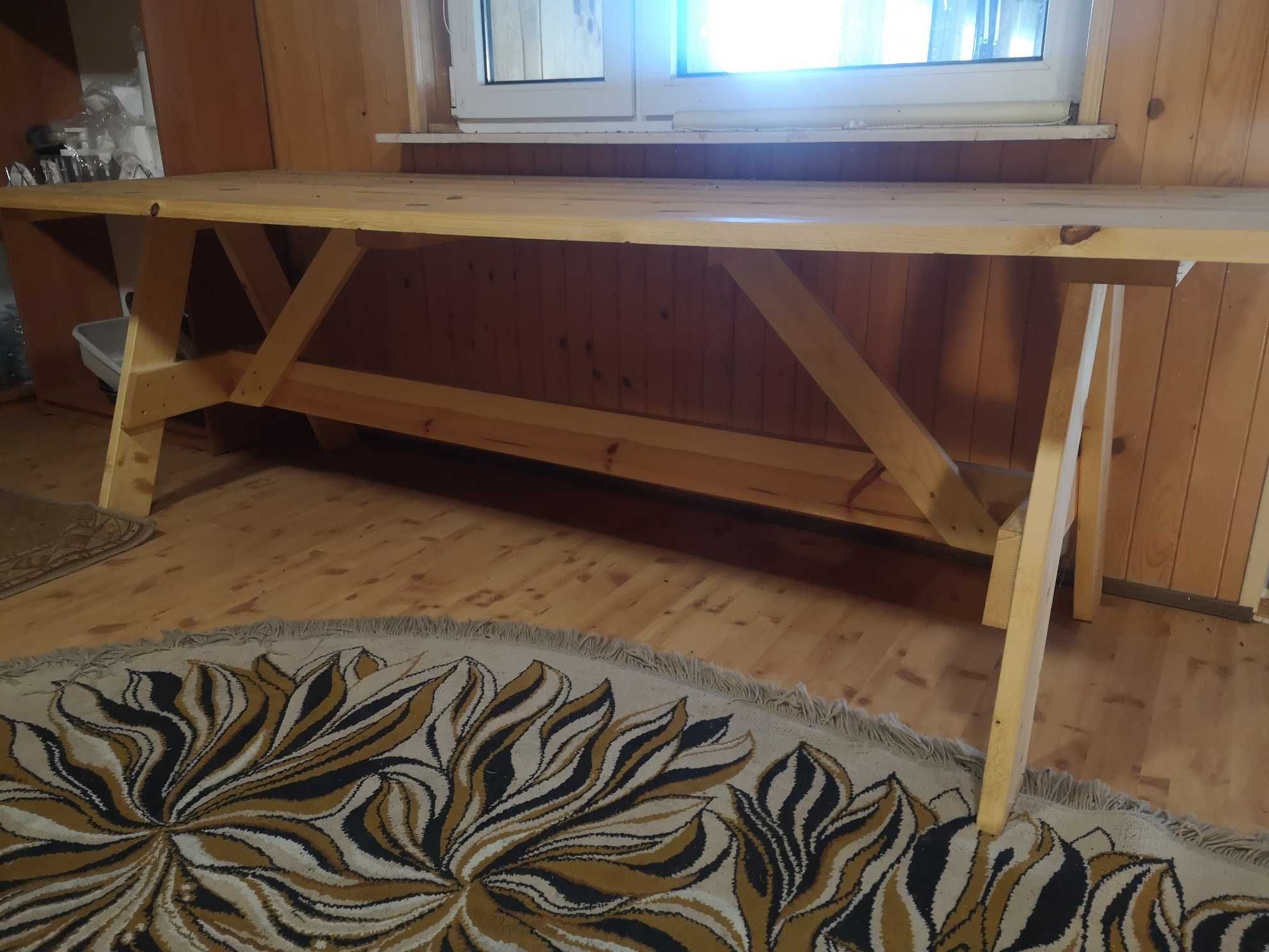 Ławy ława stoły stół drewniane do altany ogrodu