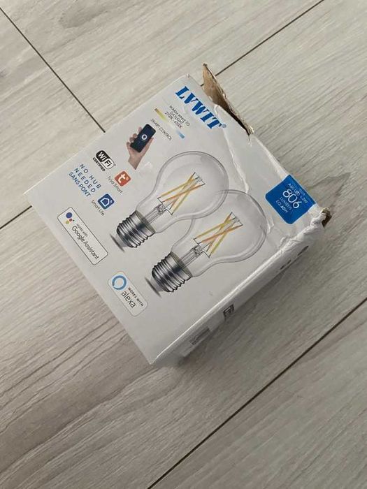 LVWIT 2szt. żarówka wifi aplikacja tuya led e27 6,5w 806lumens