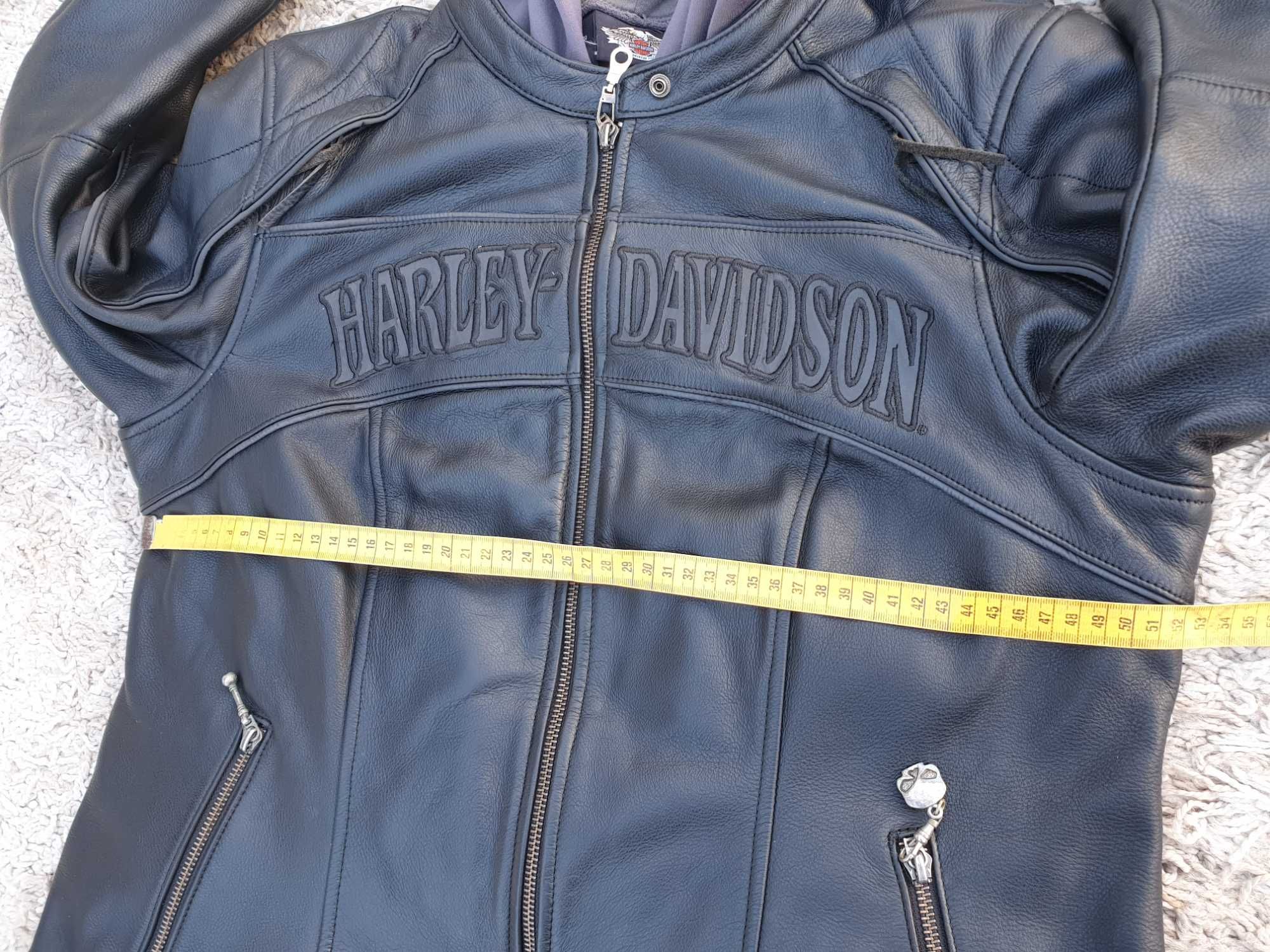 Harley Davidson Skull L  XL + polar, damska kurtka motocyklowa ,