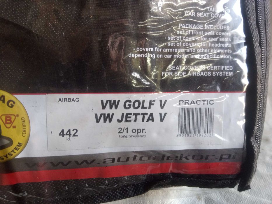 чохли на сидіння VW Volkswagen Golf V - 2003-2009 jetta