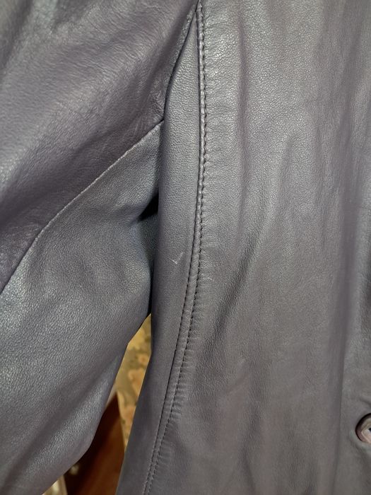 Kurtka Marynarka Skórzana Żakiet Betty Barclay Jesienna Oversize