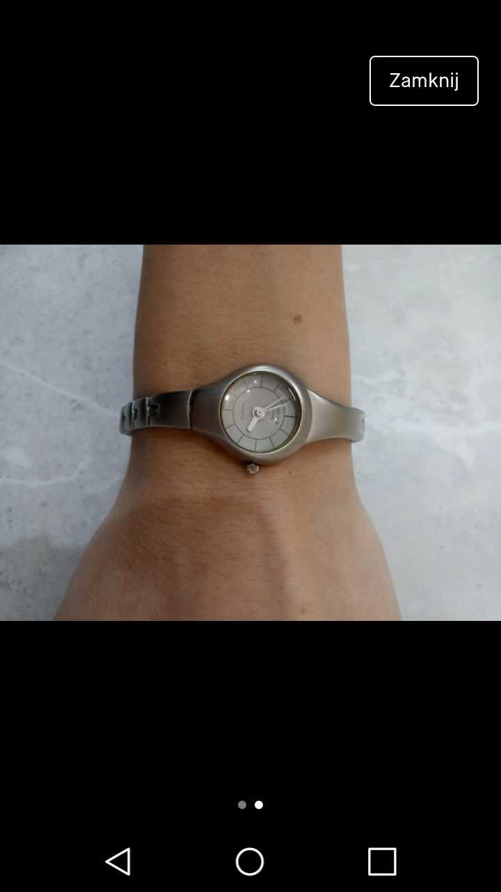 Zegarek damski w kolorze srebrnym