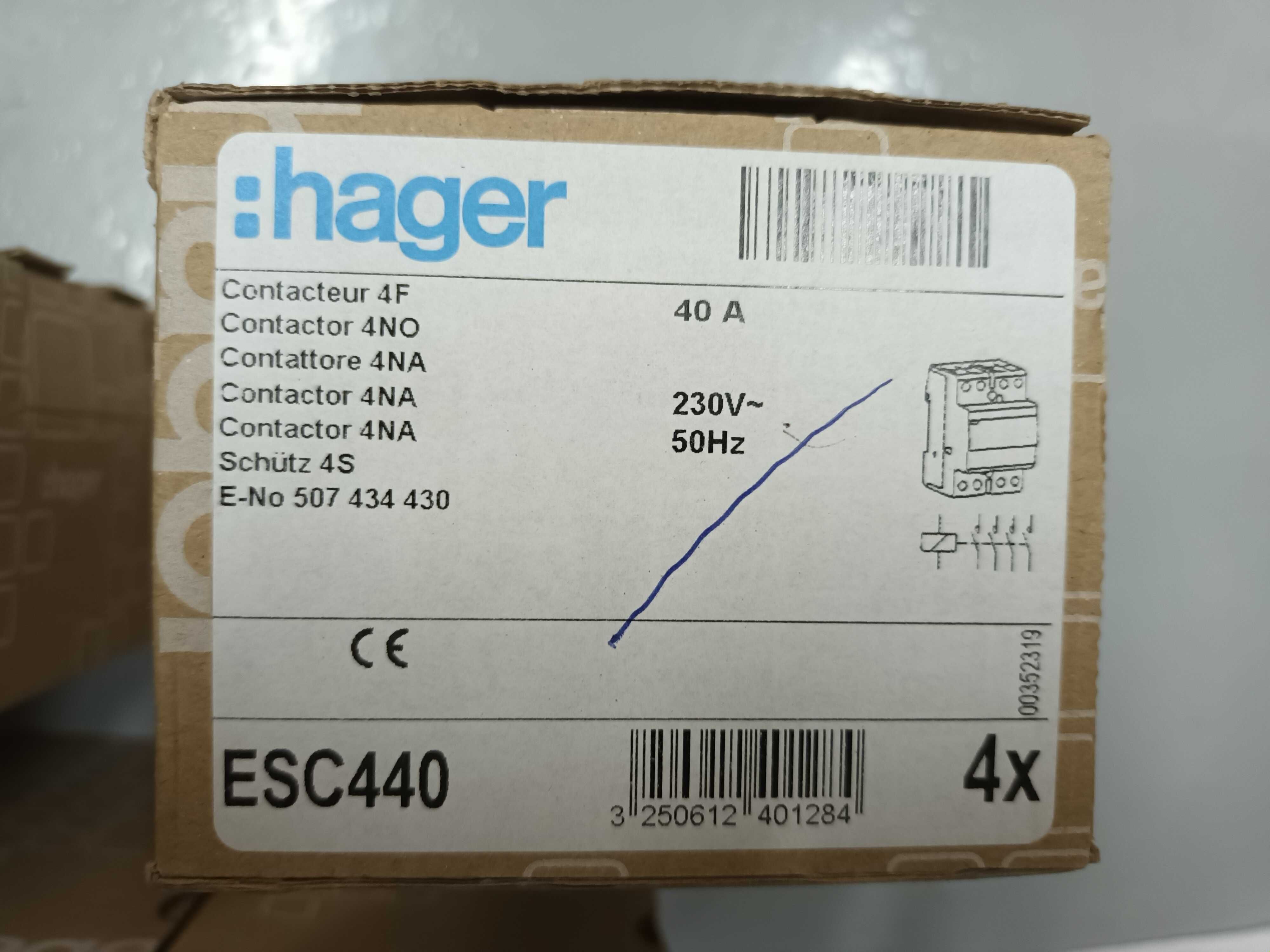 Contactor Hager ESC440 / ESD241