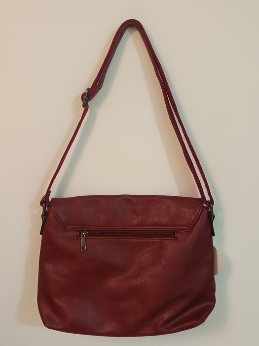 Mala bordeaux nova com etiqueta