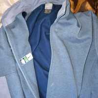 Nike - niebiesko-szara bluza z kieszeniami rozm. XL.