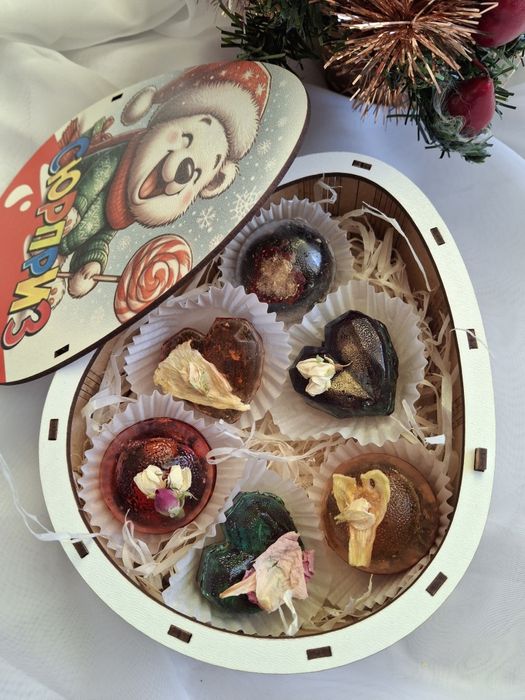 Чайні бомбочки, шоколадні бомбочки з какао, адвент календарі