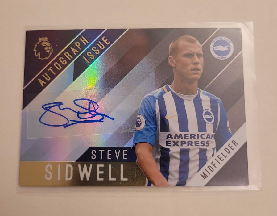 Steve Sidwell 2017-18 Topps Premier League Gold Auto