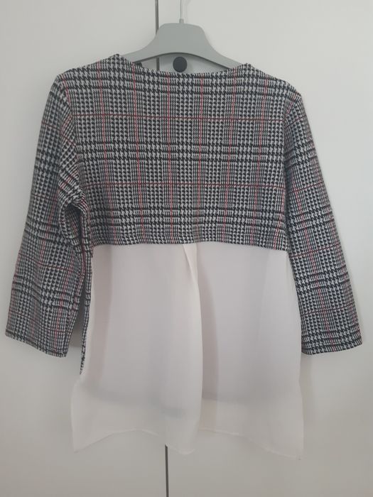 Bluzka w kratkę Stradivarius S