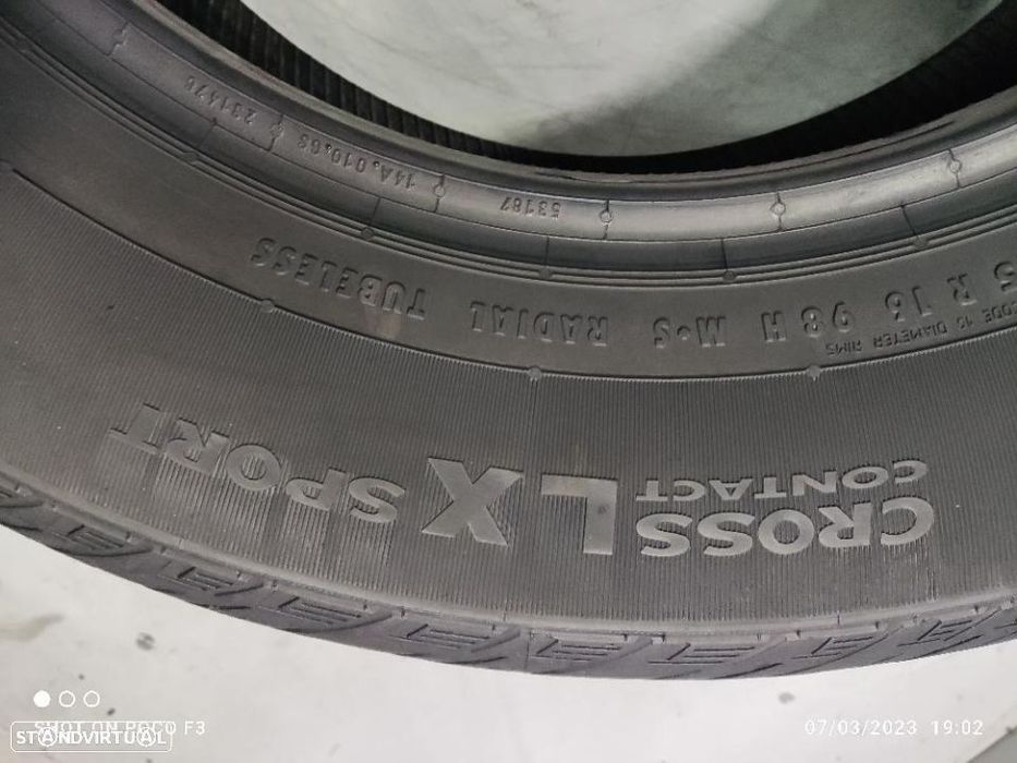 2 pneus semi novos 215-65r16 continental - oferta dos portes 90 EUROS