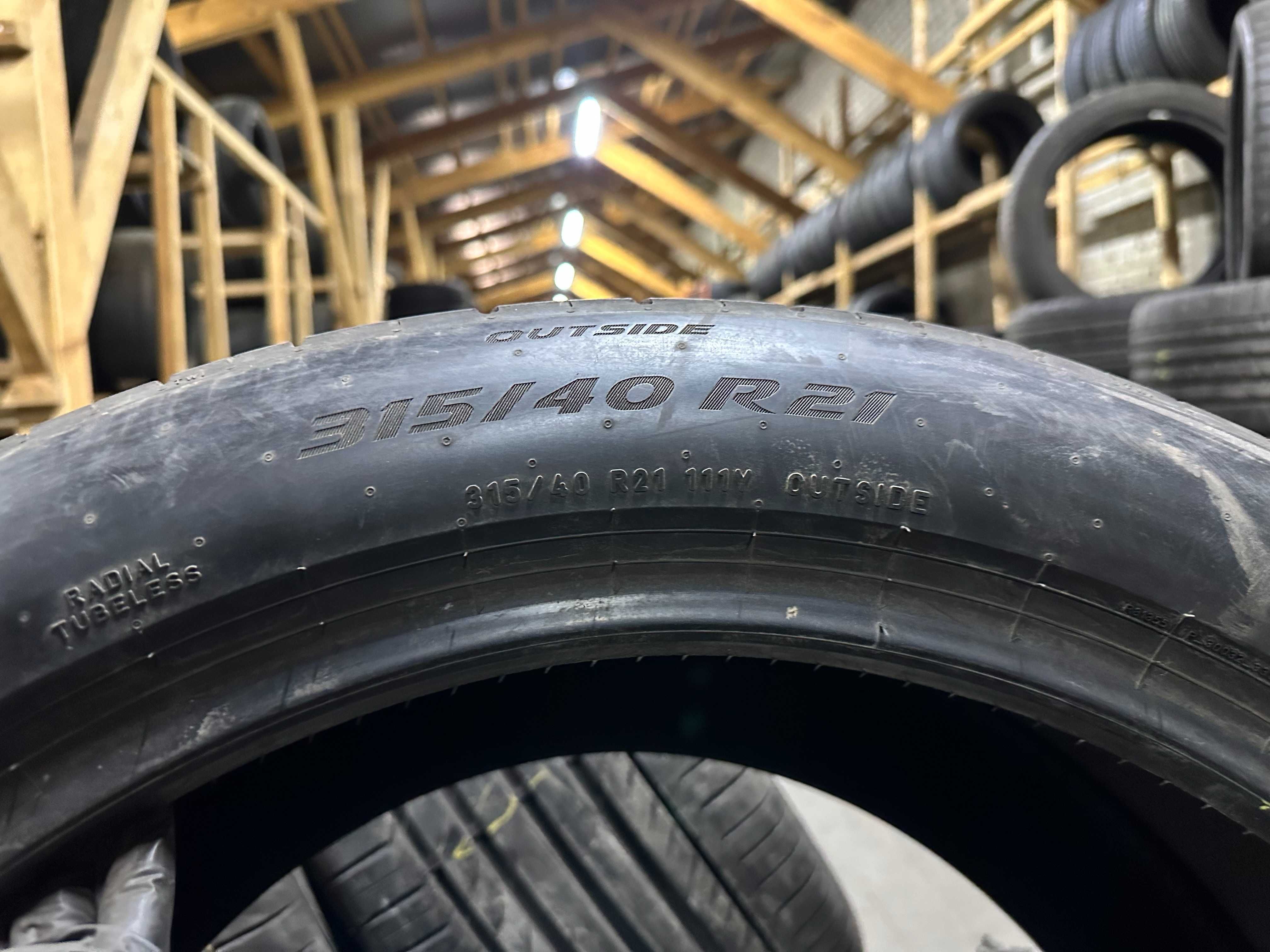 Літні шини 315/40R21 111V PIRELLI P ZERO 2023рік (PNCS)6+mm