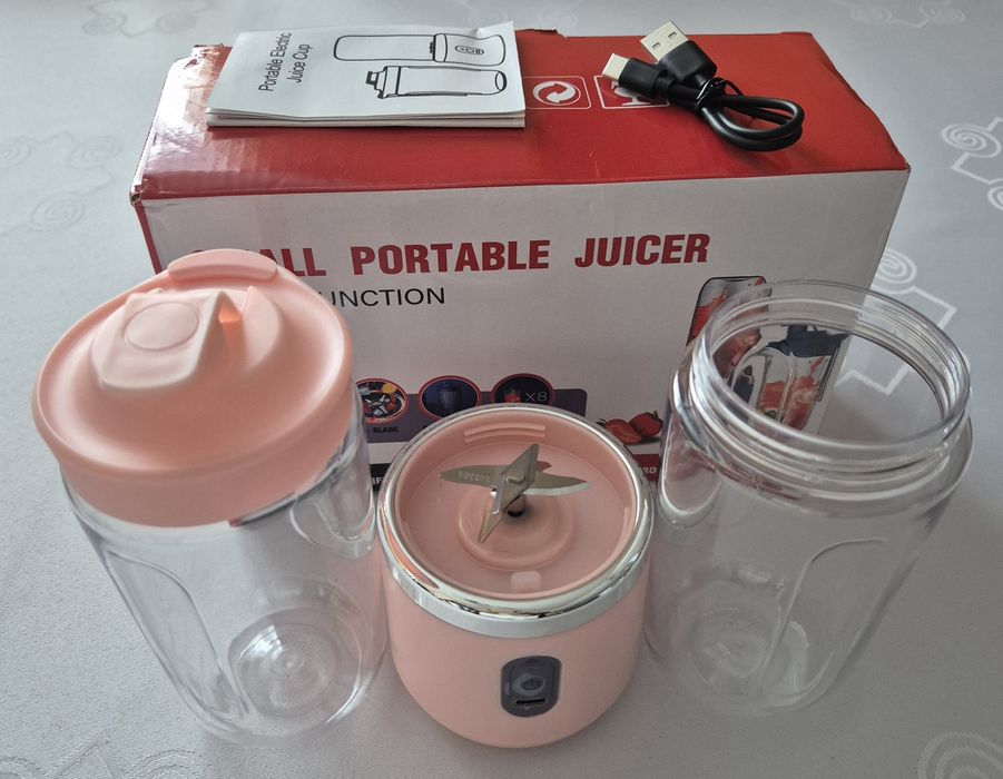 Przenośny bezprzewodowy blender do soku