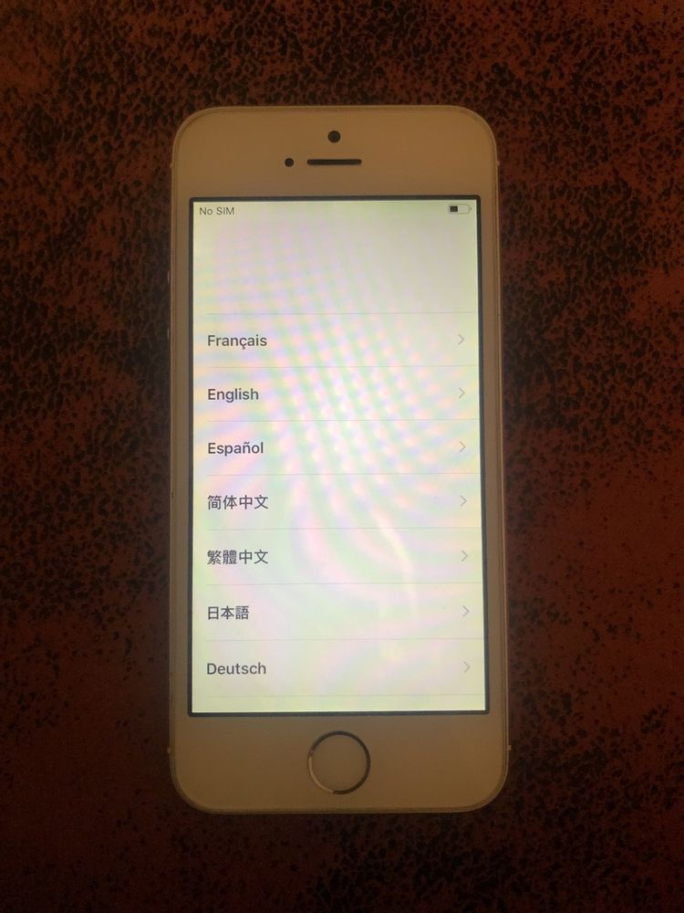 iPhone 5S - 16 gb livre icloud e livre operadora