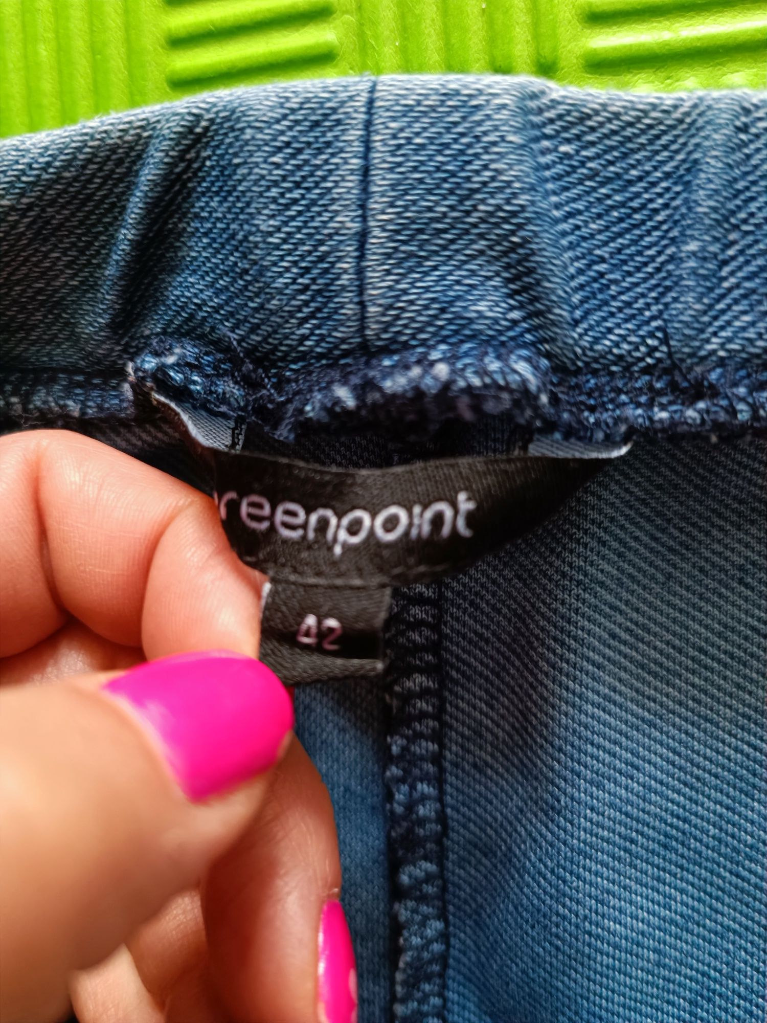 Spódnica MIDI jak jeans r. 42