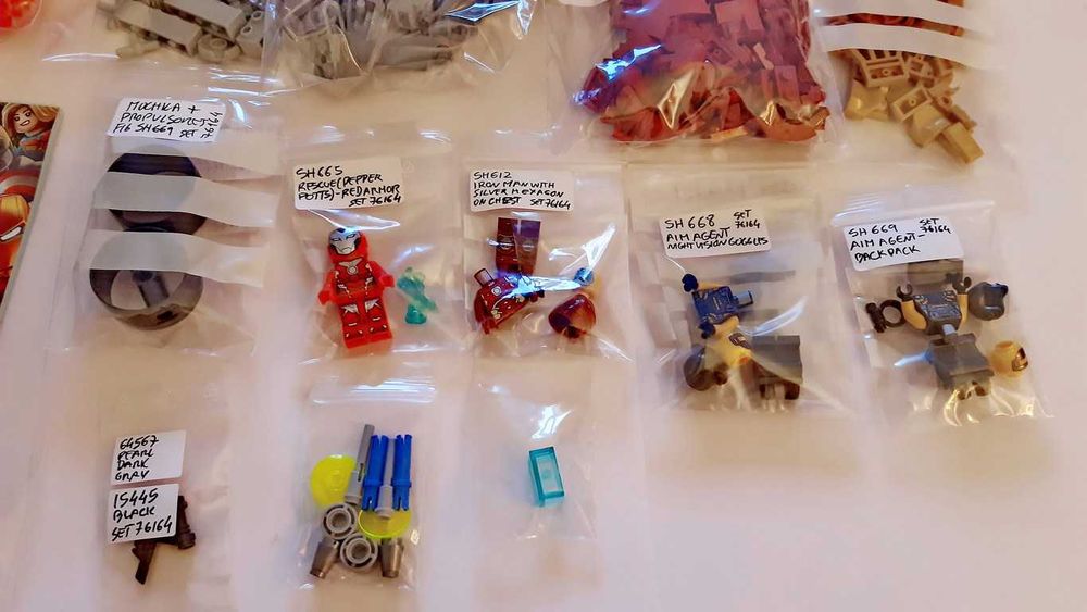 Lego Marvel 76164 Iron Man Hulkbuster vs AIM Agent peças novas