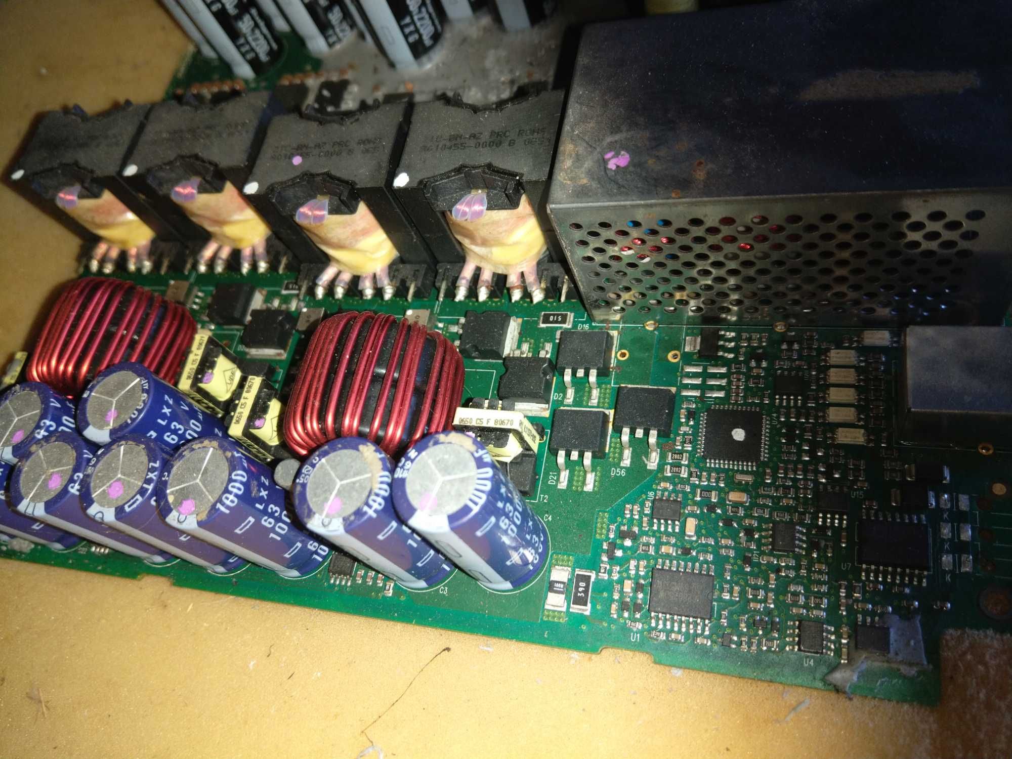 1200 ватт Блоки живлення  дс дс dc-dc з 20 до 50 на 48-53×2×2 вольт