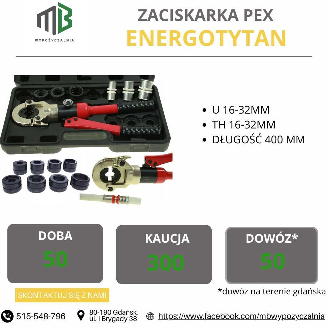 Wynajem Zaciskarka do rur  PEX system U, TH