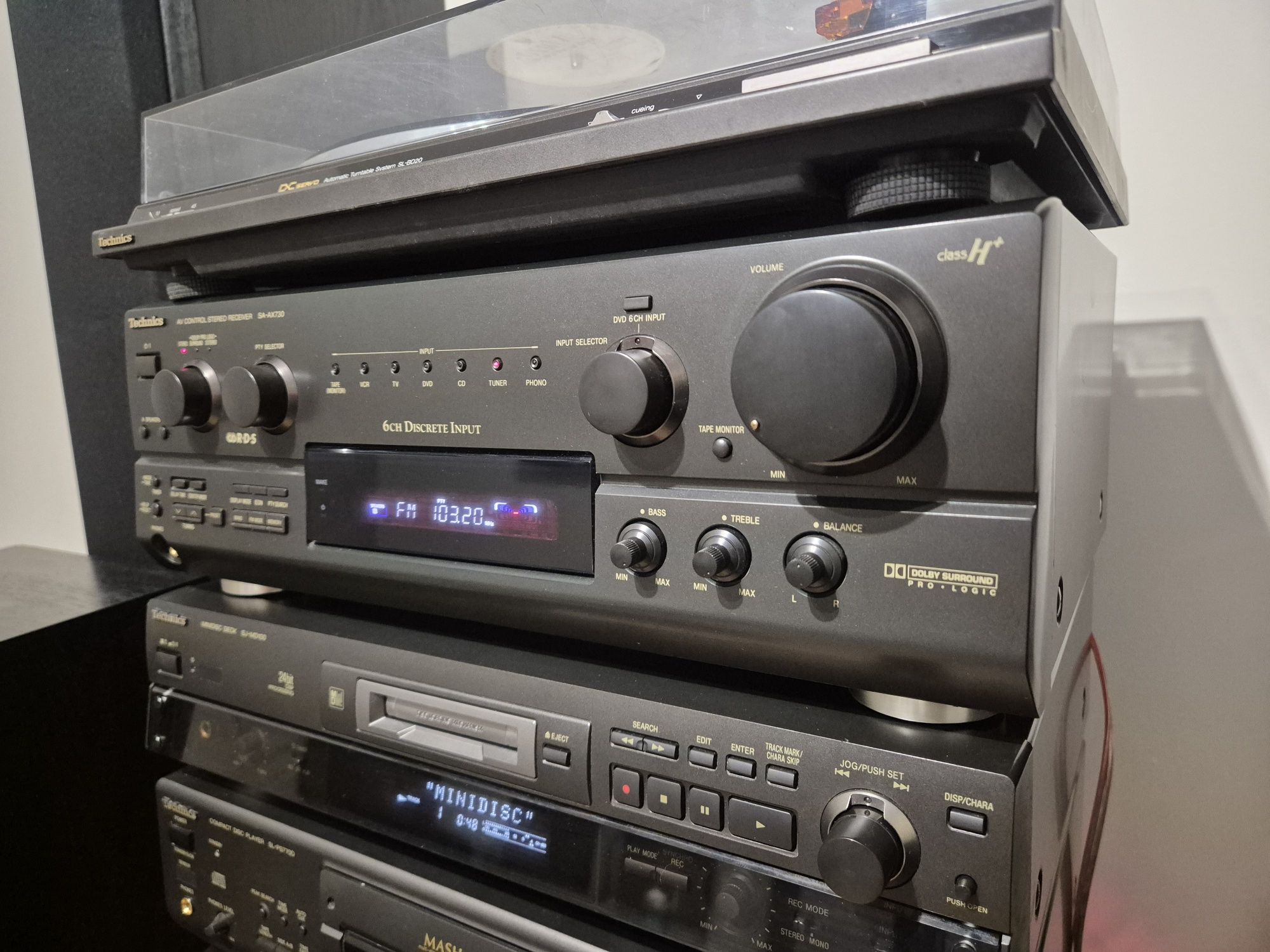 Amplituner technics SA-AX730 bardzo ładny stan  wysoki model