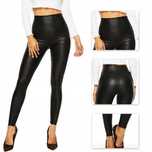 S-5XL Spodnie z EKO SKORA legginsy skajki CZARNE  TU KUPUJESZ M/L