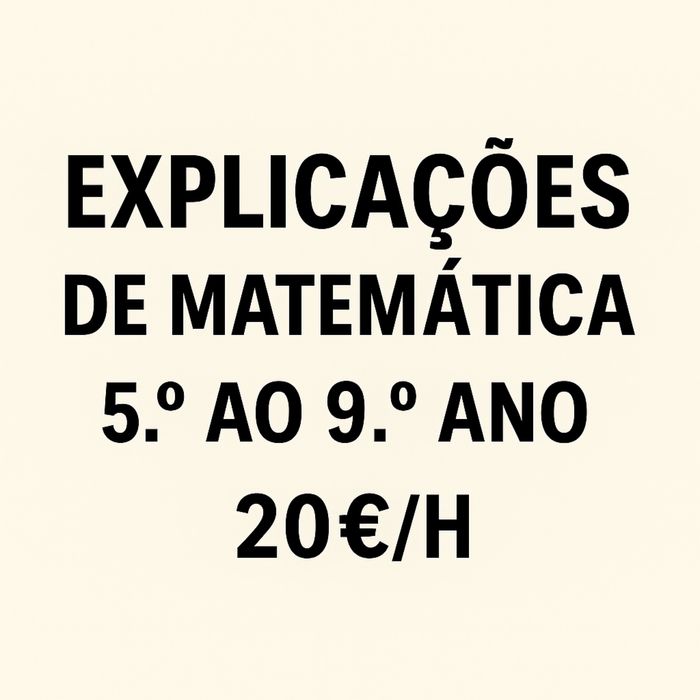 Explicações Matemática