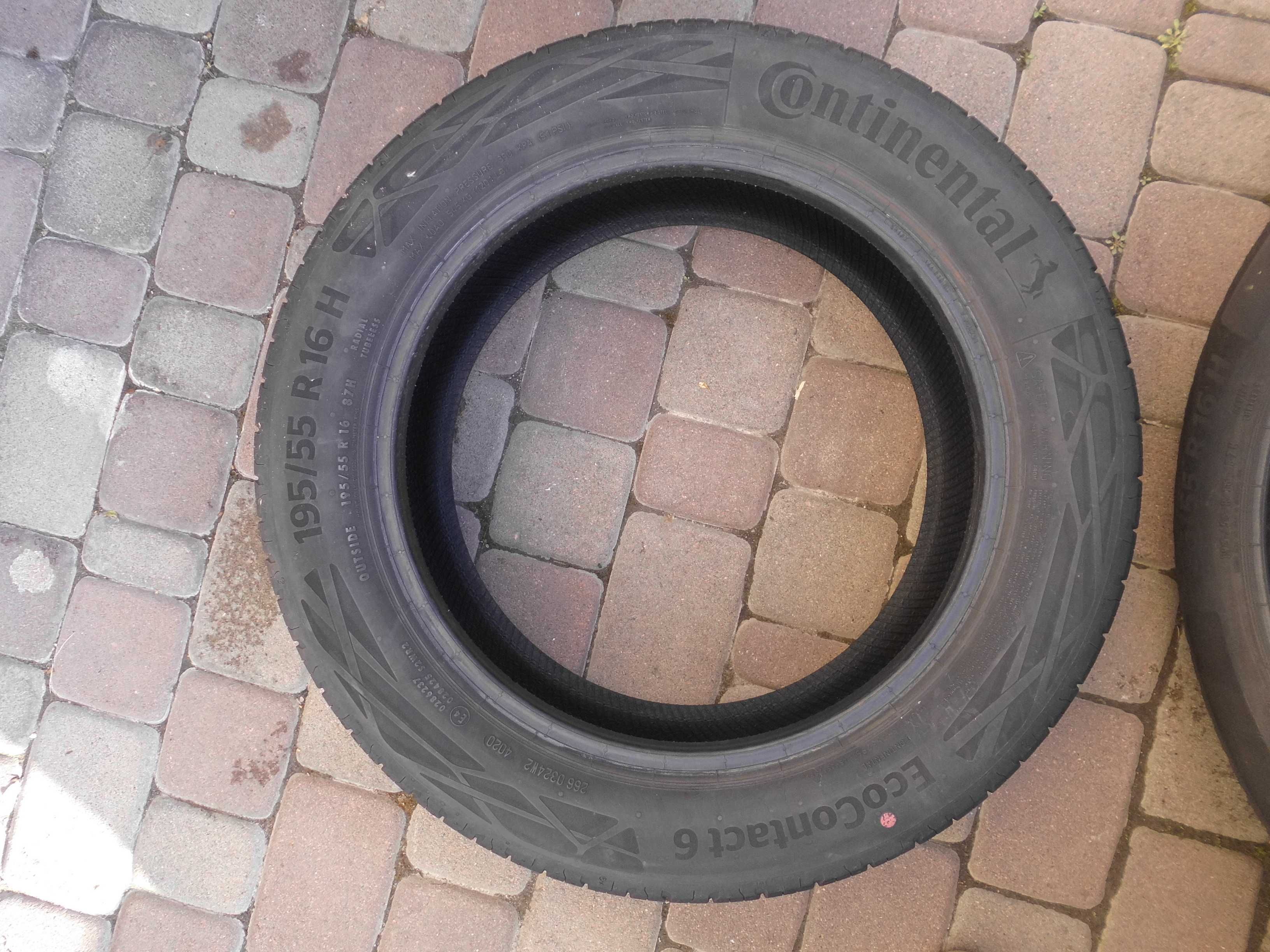 195/55 R16 Continental почти новые летние