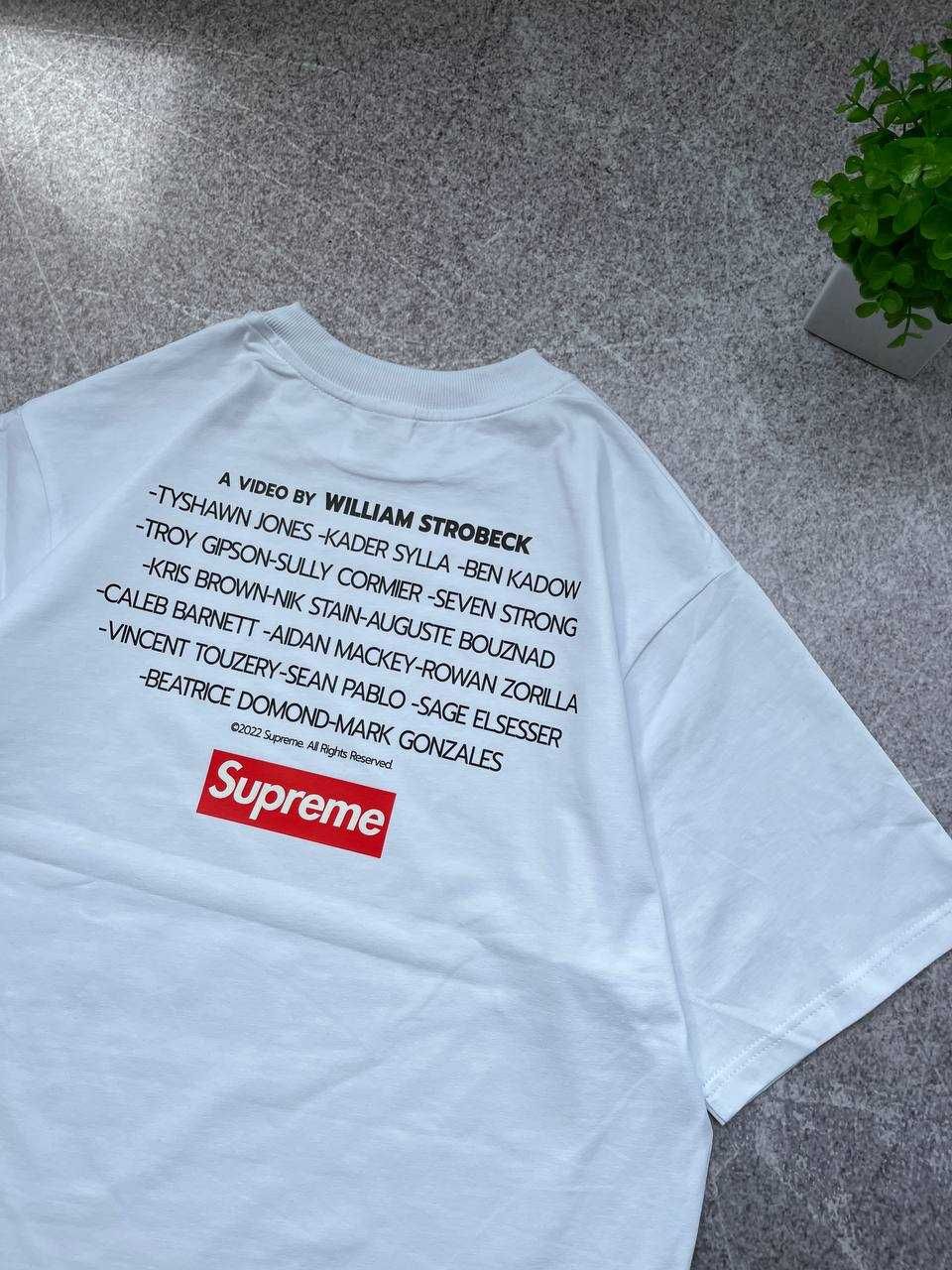 Оверсайз Футболка Supreme | Майка Суприме с бирками