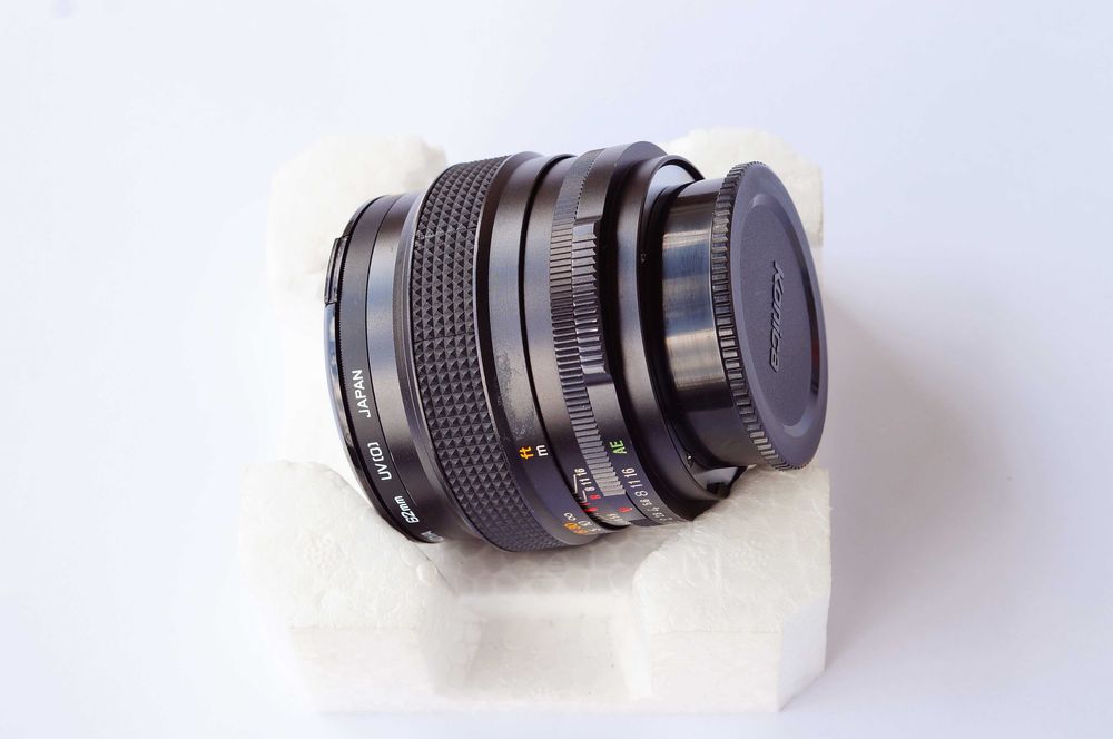 Konica Hexanon AR 57 /1.2 do NEX FX MFT idealna sprawna