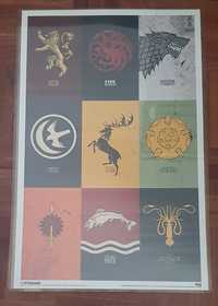 Poster plastificado de Game of Thrones