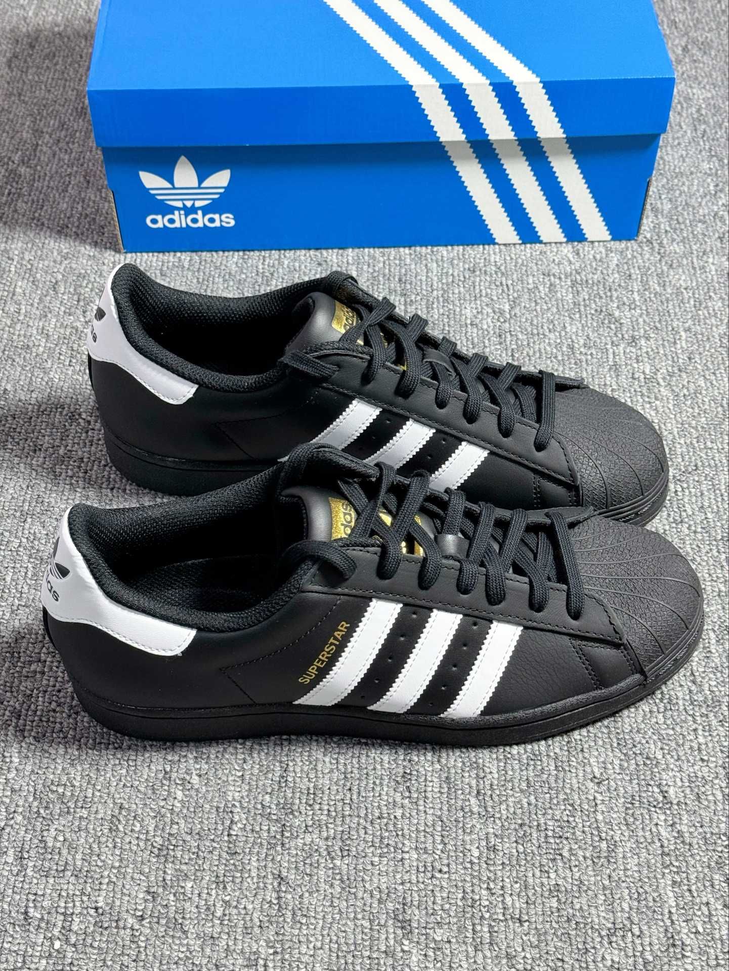*NoweAdidasSuperstarCoreBlack*Moda.