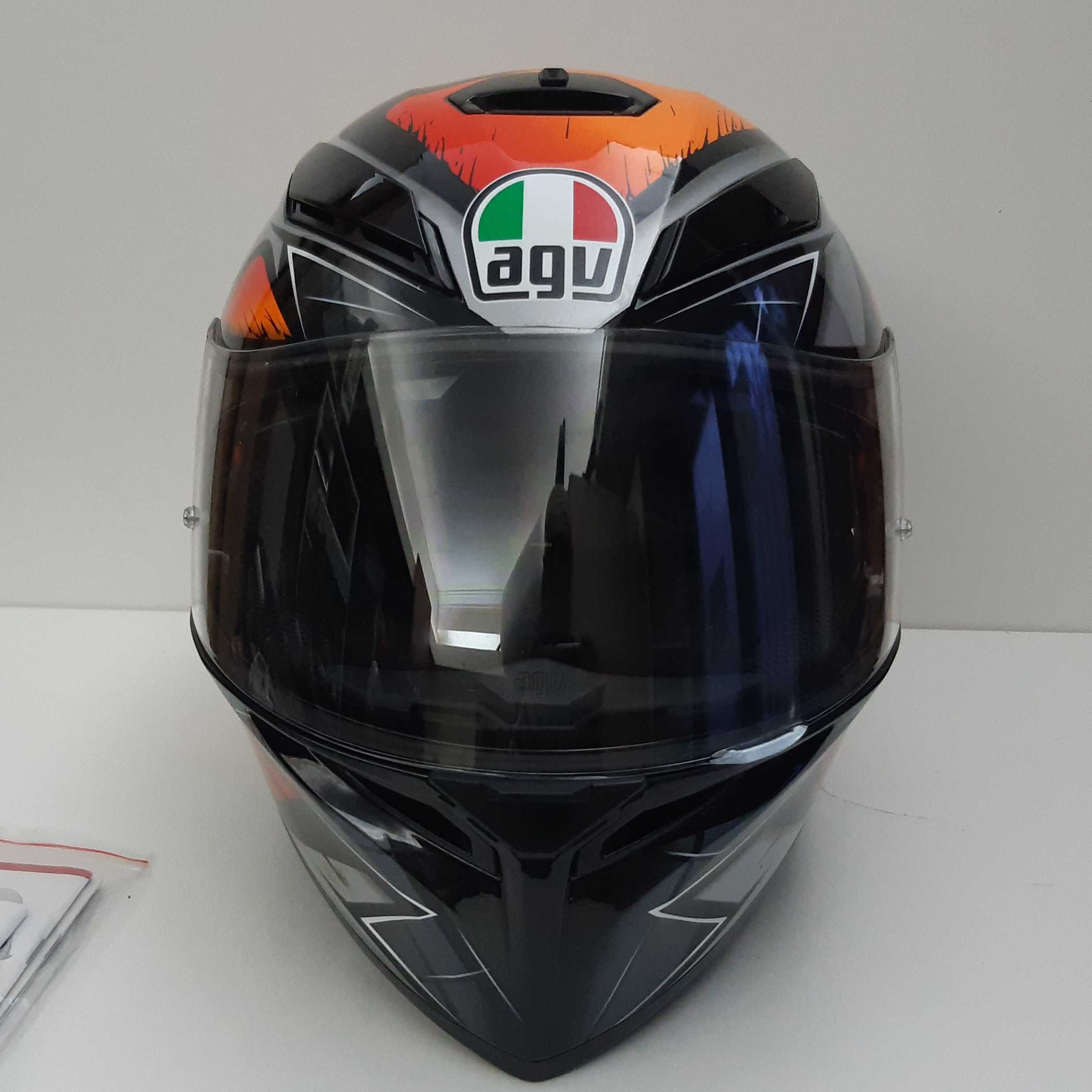 Capacete Integral AGV K-3 SV E2205 Liquefy Estimado Funcional