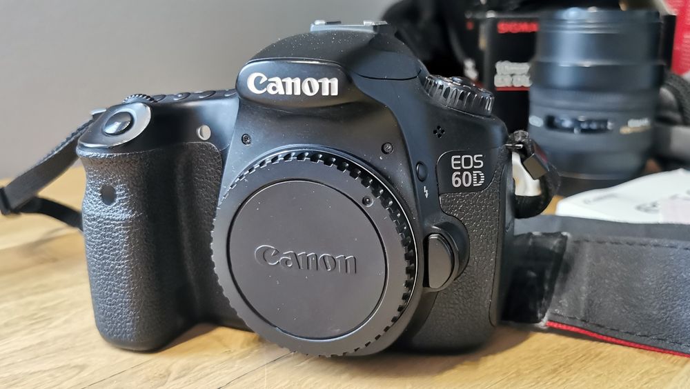 Zestaw foto Canon 60D + Sigma 10 Fisheye + Canon 24-105