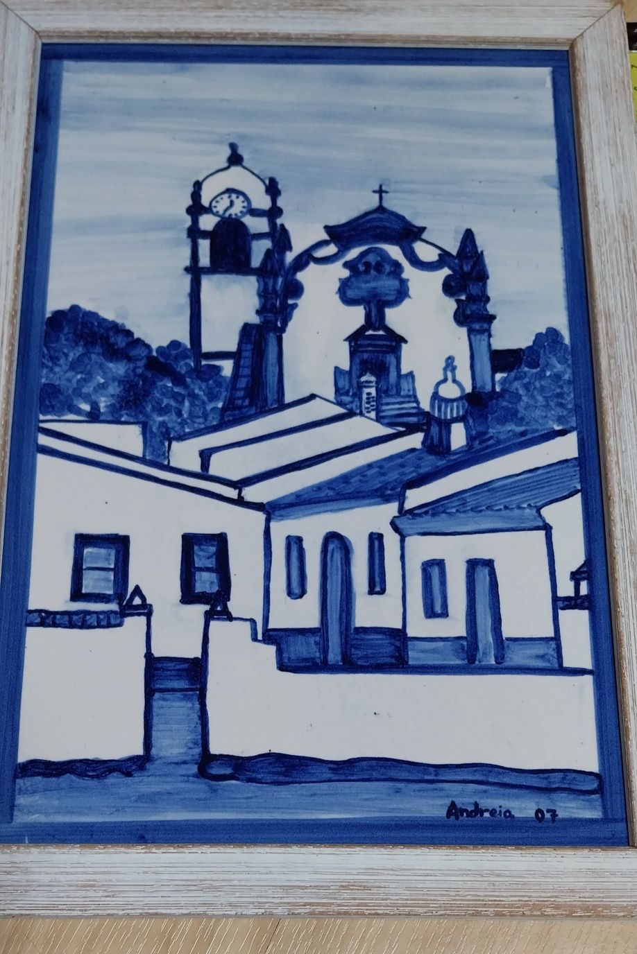 Azulejo do Algarve pintado à mão