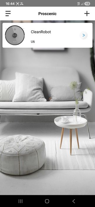 Aspirador robot com mopa