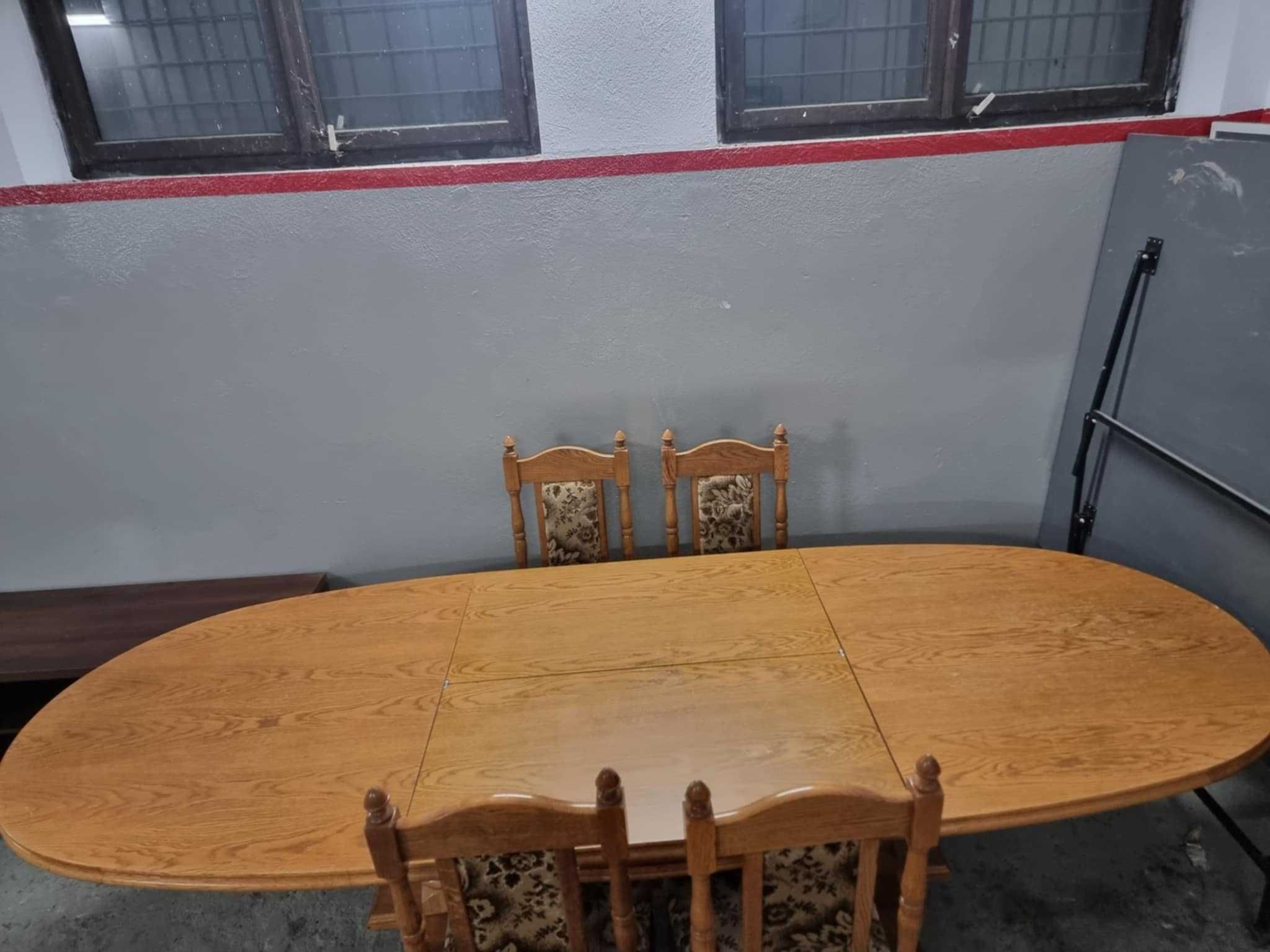 Dębowy Stół + 6 krzeseł