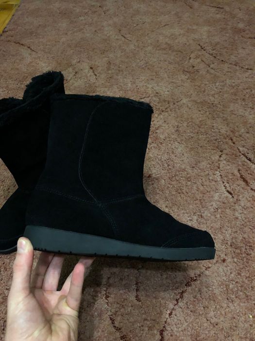 Очень крутые женские замшевые сапоги угги DC Shoe Gondola MID USA