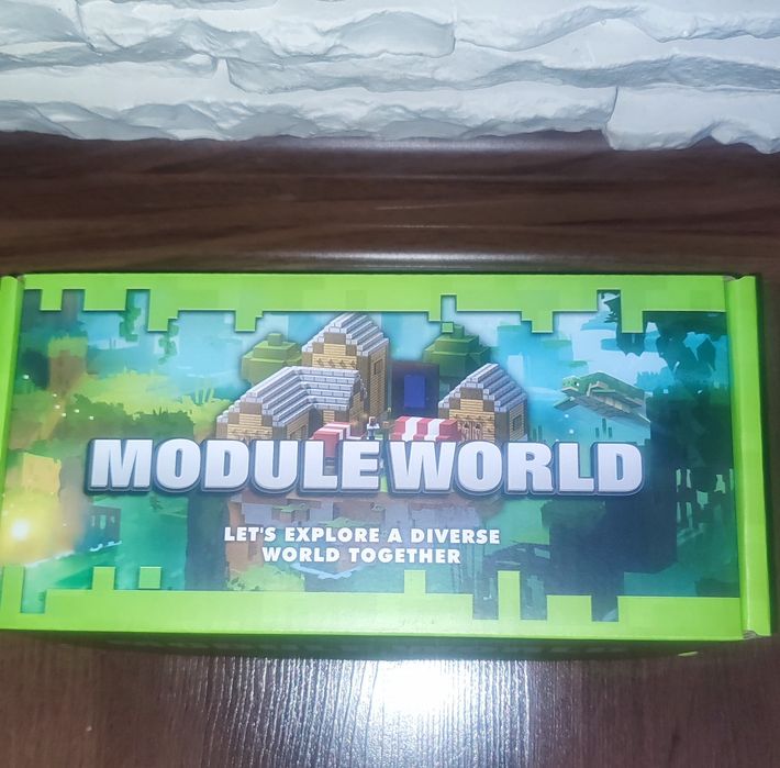 Klocki magnetyczne Minecraft Domek 122szt i 3 figurki.