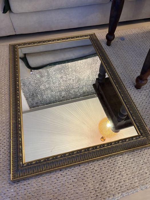 Lustro zlota rama