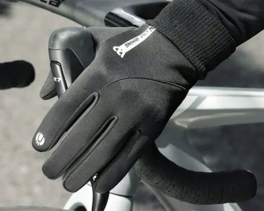 Rękawiczki rękawice rowerowe kolarskie na rower West Biking ocieplane