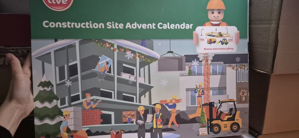 Nowy kalendarz adwentowy drewniane tory plac budowy Lidl PlayTive