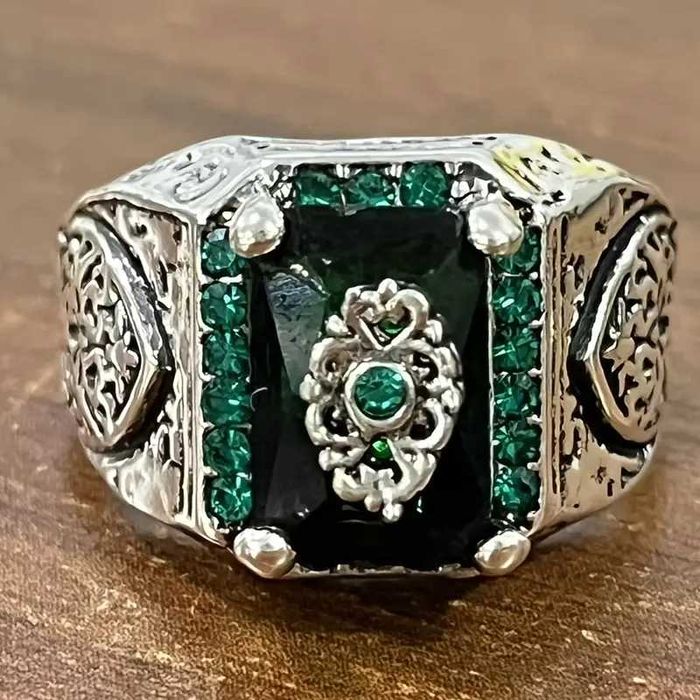 Мужское кольцо в исламском стиле – Ручная резьба