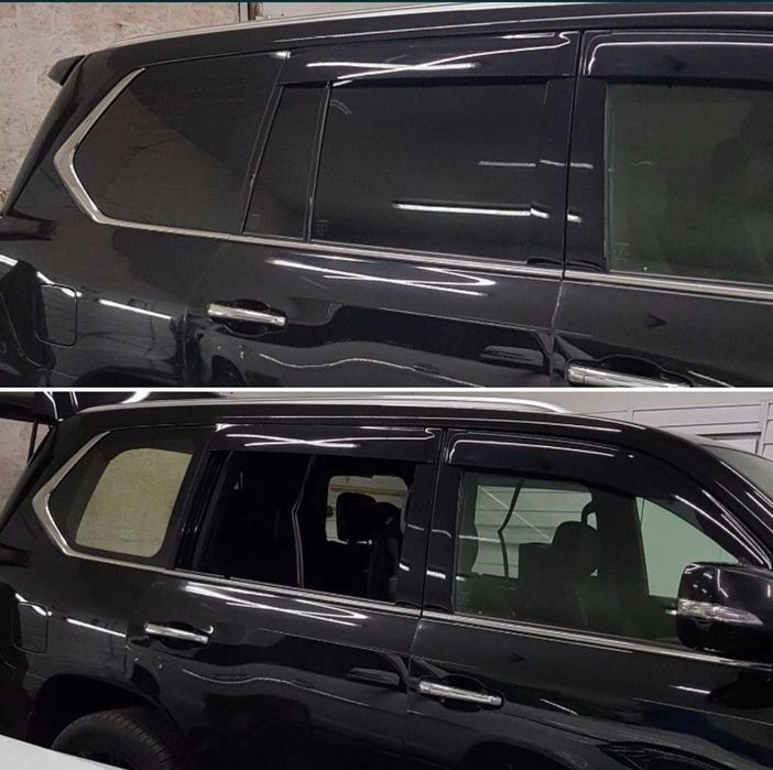 Тонировка стекол авто Растонировка окон Тонування Тонировщик скла Київ