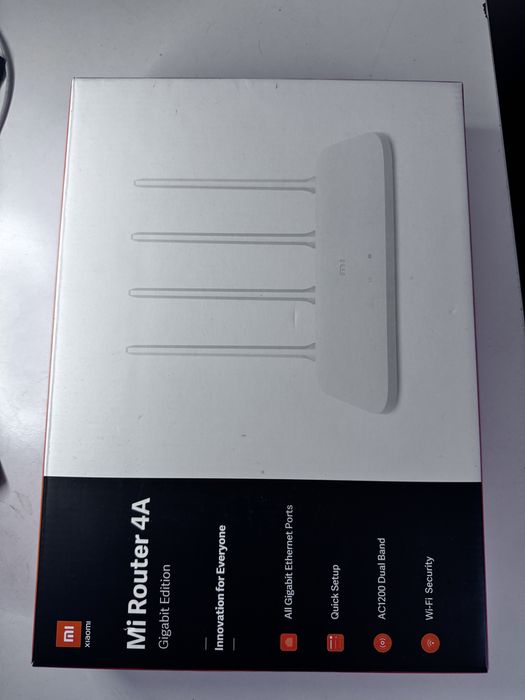 Mi router 4a  rozpakowany no nie kozystany...