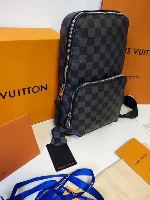 Torebka torba LOUIS VUITTON Plecak Worek damski męski, skóra nowy
