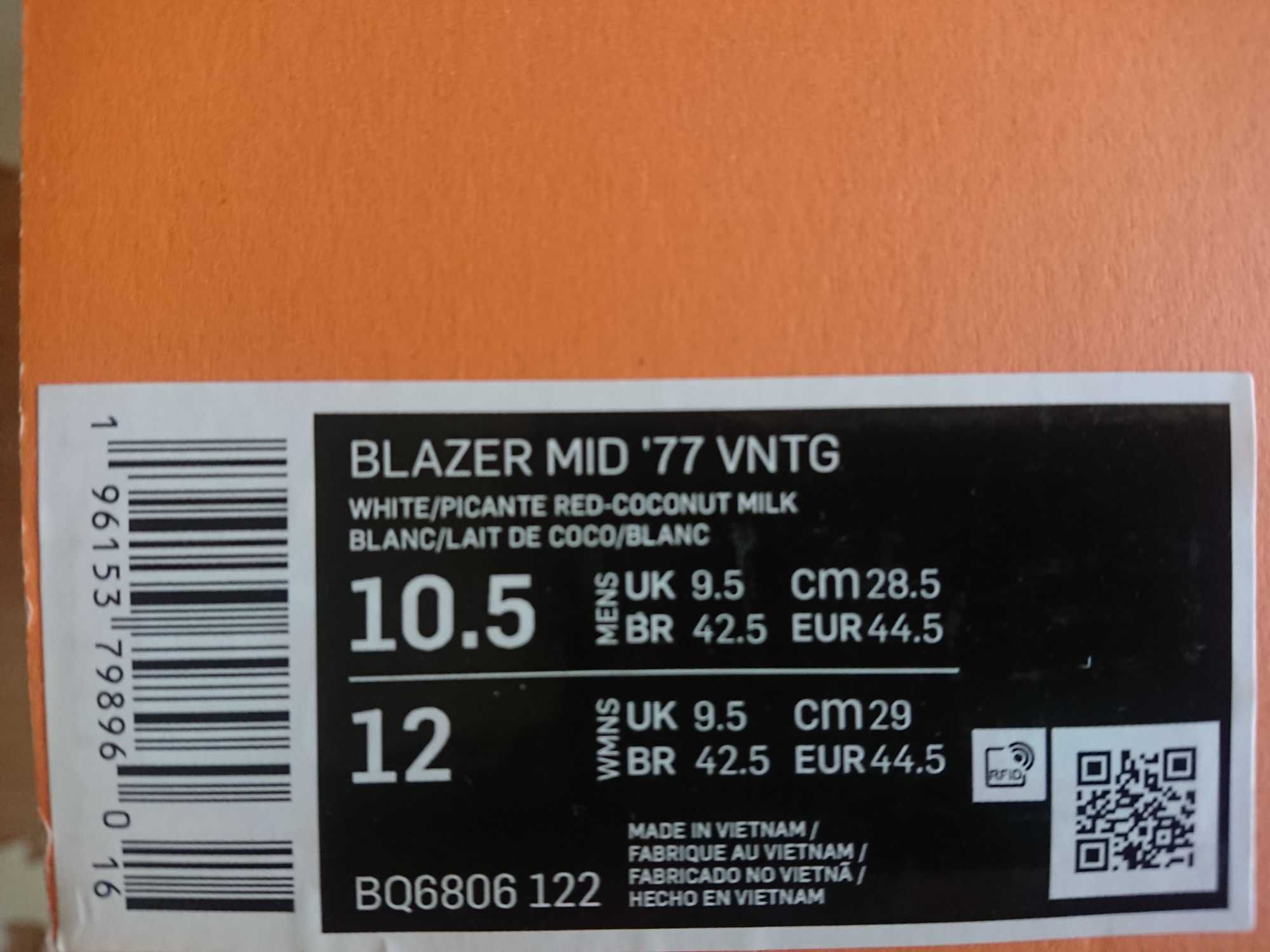 Nike Blazer mid 77 VNTG. Rozmiar 44,5.