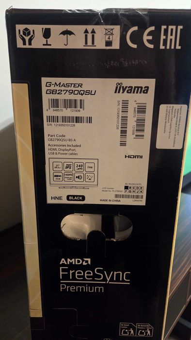 Nowy Monitor 27 cali - IIYAMA G-Master GB2790QSU - IPS 240Hz 1 ms