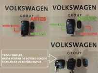 Botões Novos e Originais Audi para Chaves retráteis modelo A2 A3 A4 A6