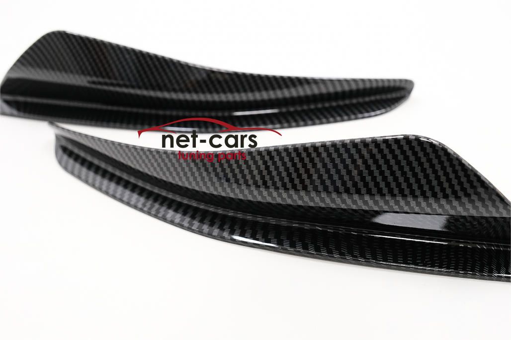 Spoiler Splitery dokadki przód GOLF 8 20- GTI R line Carbon