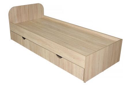 Ліжко Світ Меблів Соня 80х190 см з шухлядами колір Венге